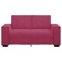 Two-seater velvet sofa in burgundy red, 120 cm by , Sofas - Ref: Foro24-4105014, Price: 204,85 €, Discount: %