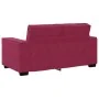 Two-seater velvet sofa in burgundy red, 120 cm by , Sofas - Ref: Foro24-4105014, Price: 204,85 €, Discount: %