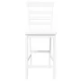 Bar stools 2 units solid white rubber wood by , Kitchen stools - Ref: Foro24-4102543, Price: 128,71 €, Discount: %