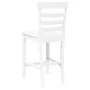 Bar stools 2 units solid white rubber wood by , Kitchen stools - Ref: Foro24-4102543, Price: 128,71 €, Discount: %