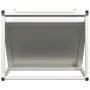 Leñero blanco 70x43x34,5 cm Acero laminado en frío de , Bolsas y soportes de leña - Ref: Foro24-864174, Precio: 58,14 €, Desc...