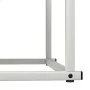 Leñero blanco 70x43x34,5 cm Acero laminado en frío de , Bolsas y soportes de leña - Ref: Foro24-864174, Precio: 58,14 €, Desc...