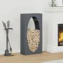 Leñero antracita 50x23x100 cm Acero laminado en frío de , Bolsas y soportes de leña - Ref: Foro24-864183, Precio: 90,45 €, De...