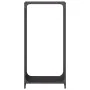 Leñero negro 44x28x90 cm Acero laminado en frío de , Bolsas y soportes de leña - Ref: Foro24-864207, Precio: 58,50 €, Descuen...