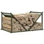 Leñero verde oliva 70x43x34,5 cm Acero laminado en frío de , Bolsas y soportes de leña - Ref: Foro24-864176, Precio: 58,14 €,...