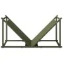 Leñero verde oliva 70x43x34,5 cm Acero laminado en frío de , Bolsas y soportes de leña - Ref: Foro24-864176, Precio: 58,14 €,...
