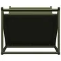 Leñero verde oliva 70x43x34,5 cm Acero laminado en frío de , Bolsas y soportes de leña - Ref: Foro24-864176, Precio: 58,14 €,...