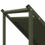 Leñero verde oliva 70x43x34,5 cm Acero laminado en frío de , Bolsas y soportes de leña - Ref: Foro24-864176, Precio: 58,14 €,...