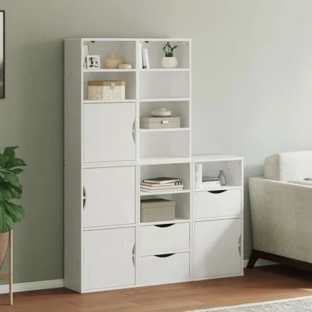 Zusätzliche Schränke 5 Stück "ODDA" weiß 40x24x79 cm Kiefernholz von , Sideboards - Ref: Foro24-3365361, Preis: 266,93 €, Rab...