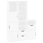 Armarios auxiliares 5 uds "ODDA" blanco 40x24x79 cm madera pino de , Aparadores - Ref: Foro24-3365361, Precio: 266,93 €, Desc...