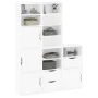 Armarios auxiliares 5 uds "ODDA" blanco 40x24x79 cm madera pino de , Aparadores - Ref: Foro24-3365361, Precio: 266,93 €, Desc...