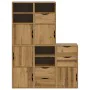 Armarios auxiliares 5 uds "ODDA" 40x24x79 cm Madera maciza pino de , Aparadores - Ref: Foro24-3365356, Precio: 271,79 €, Desc...