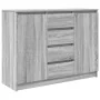 Aparador con cajones gris Sonoma 100,5x35x76 cm de , Aparadores - Ref: Foro24-3328449, Precio: 141,47 €, Descuento: %