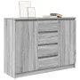 Aparador con cajones gris Sonoma 100,5x35x76 cm de , Aparadores - Ref: Foro24-3328449, Precio: 141,47 €, Descuento: %