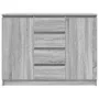 Aparador con cajones gris Sonoma 100,5x35x76 cm de , Aparadores - Ref: Foro24-3328449, Precio: 141,47 €, Descuento: %