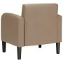 Sillón con reposabrazos capuchino 54 cm cuero sintética de , Sillones - Ref: Foro24-4100533, Precio: 132,08 €, Descuento: %