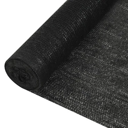 Black HDPE privacy net 1.5x10 m 150 g/m² by vidaXL, Umbrellas - Ref: Foro24-149341, Price: 41,48 €, Discount: %