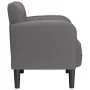Sillón con reposabrazos gris 54 cm cuero sintética de , Sillones - Ref: Foro24-4100531, Precio: 113,36 €, Descuento: %