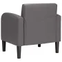 Sillón con reposabrazos gris 54 cm cuero sintética de , Sillones - Ref: Foro24-4100531, Precio: 113,36 €, Descuento: %