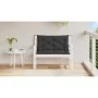 Cojín de banco de jardín tela Oxford negro 100x(50+50)x7 cm de , Cojines para sillas y sofás - Ref: Foro24-314999, Precio: 46...