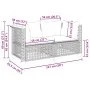 Corner garden sofas with 2 synthetic rattan beige cushions by , Outdoor sofas - Ref: Foro24-365937, Price: 191,48 €, Discount: %