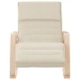 Silla mecedora de tela color crema de , Mecedoras - Ref: Foro24-352448, Precio: 143,63 €, Descuento: %