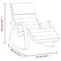 Cream-colored fabric rocking chair by , Rocking chairs - Ref: Foro24-352448, Price: 143,63 €, Discount: %