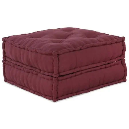 Puf modular tela granate 70x70x36 de , Cojines para sillas y sofás - Ref: Foro24-4019031, Precio: 117,18 €, Descuento: %