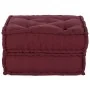 Puf modular tela granate 70x70x36 de , Cojines para sillas y sofás - Ref: Foro24-4019031, Precio: 117,18 €, Descuento: %
