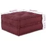 Puf modular tela granate 70x70x36 de , Cojines para sillas y sofás - Ref: Foro24-4019031, Precio: 117,18 €, Descuento: %