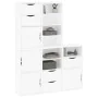 Armarios auxiliares 5 uds "ODDA" blanco 40x24x79 cm madera pino by , Sideboards - Ref: Foro24-3365363, Price: 278,43 €, Disco...