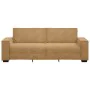 Sofá de 3 plazas terciopelo marrón 180 cm de , Sofás - Ref: Foro24-4105037, Precio: 256,24 €, Descuento: %