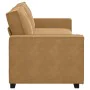 Sofá de 3 plazas terciopelo marrón 180 cm de , Sofás - Ref: Foro24-4105037, Precio: 256,24 €, Descuento: %