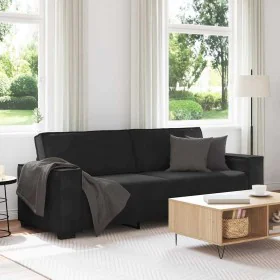 Sofá de 3 plazas terciopelo negro 180 cm de , Sofás - Ref: Foro24-4105035, Precio: 259,57 €, Descuento: %