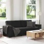 Sofá de 3 plazas terciopelo negro 180 cm de , Sofás - Ref: Foro24-4105035, Precio: 259,57 €, Descuento: %