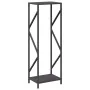 Leñero negro 34x25x100 cm Acero laminado en frío de , Bolsas y soportes de leña - Ref: Foro24-864323, Precio: 51,82 €, Descue...