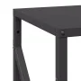 Leñero negro 34x25x100 cm Acero laminado en frío de , Bolsas y soportes de leña - Ref: Foro24-864323, Precio: 51,82 €, Descue...