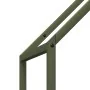 Leñero verde oliva 40x25x120 cm Acero laminado en frío de , Bolsas y soportes de leña - Ref: Foro24-864302, Precio: 50,36 €, ...