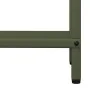 Leñero verde oliva 40x25x120 cm Acero laminado en frío de , Bolsas y soportes de leña - Ref: Foro24-864302, Precio: 50,36 €, ...