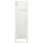 Leñero blanco 25x25x80 cm Acero laminado en frío de , Bolsas y soportes de leña - Ref: Foro24-864264, Precio: 43,26 €, Descue...