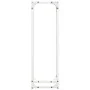 Leñero blanco 25x25x80 cm Acero laminado en frío de , Bolsas y soportes de leña - Ref: Foro24-864264, Precio: 43,26 €, Descue...