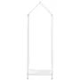 Leñero blanco 40x25x120 cm Acero laminado en frío de , Bolsas y soportes de leña - Ref: Foro24-864300, Precio: 50,36 €, Descu...