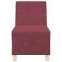 Sillón de tela color rojo vino 55 cm de , Sofás - Ref: Foro24-4108471, Precio: 120,38 €, Descuento: %