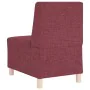 Sillón de tela color rojo vino 55 cm de , Sofás - Ref: Foro24-4108471, Precio: 120,38 €, Descuento: %