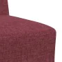 Sillón de tela color rojo vino 55 cm de , Sofás - Ref: Foro24-4108471, Precio: 120,38 €, Descuento: %