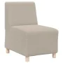 Sillón de sofá gris claro 55 cm tejido imitación lana rizada de , Sofás - Ref: Foro24-4108503, Precio: 125,19 €, Descuento: %