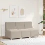 Sillón de sofá gris claro 55 cm tejido imitación lana rizada de , Sofás - Ref: Foro24-4108503, Precio: 125,19 €, Descuento: %