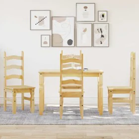 Juego de comedor Panama 5 pzas madera maciza de pino de , muebles para cocinas y comedores - Ref: Foro24-3345197, Precio: 397...