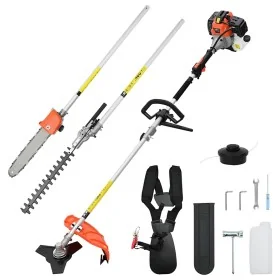 Desbrozadora multifunción 4 en 1 color naranja 52 cc 1,45 kW de , Accesorios para cúteres - Ref: Foro24-4005031, Precio: 264,...