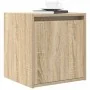 Mesilla de noche de pared roble Sonoma 38x34x40 cm de , Mesitas de noche - Ref: Foro24-861233, Precio: 37,51 €, Descuento: %